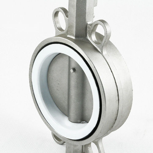 A536 Bare Stem Shaft SS Wafer Butterfly Valve