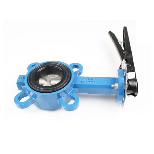 Two Shaft Rubber Wafer Type Ss Butterfly Valve