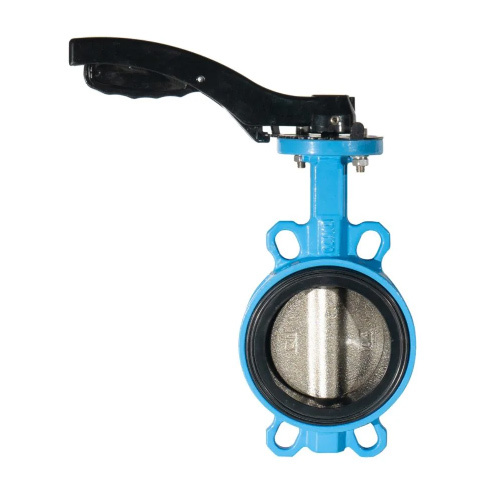 Ductile Iron Multi-Standard Flange Connection Lever Operated Butterfly Valve