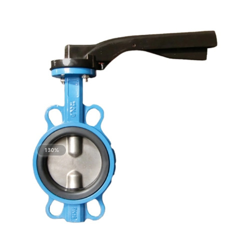 C63000 Aluminum Soft Rubebr Wafer Butterfly Valve with Aluminium Hand Lever