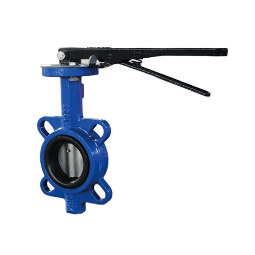 Cast Iron Rubber Seat Industrial Flow Control Wras Concentric Wafer Butterfly Valves