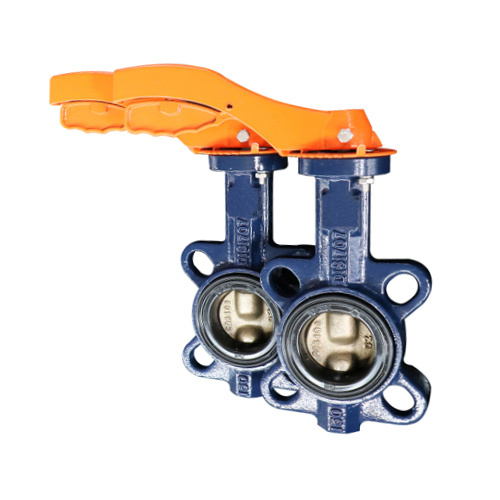 A216 Wcb Wca Wcc Butterfly Valve Pinless with Two PCS Stem