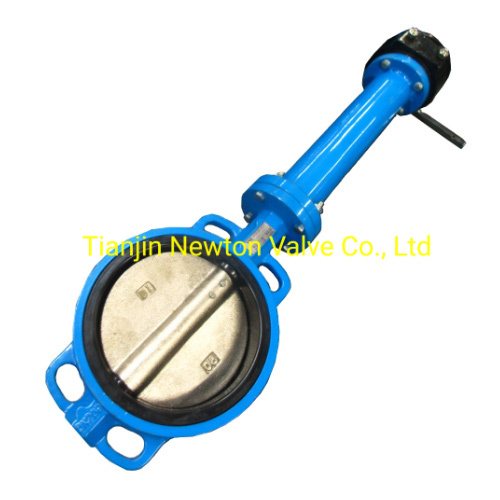 Undercut Disc Wafer Type Butterfly Control Valve with Long Extended Stem