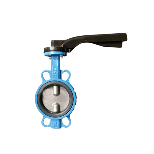 Double Half Stem Industrial Wafer Butterfly Valve with Manual Operation