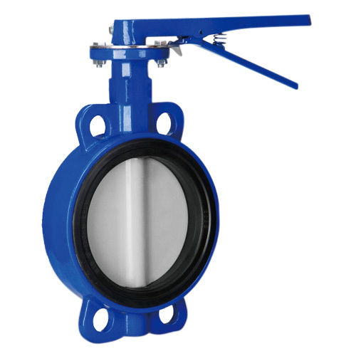 Ductile Iron Cast Iron Body Ss Disc Wafer Valve with Hand Lever