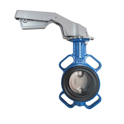Concentric Wafer Type Butterfly Valve with Two PCS Stem Mss Sp Flange Connection