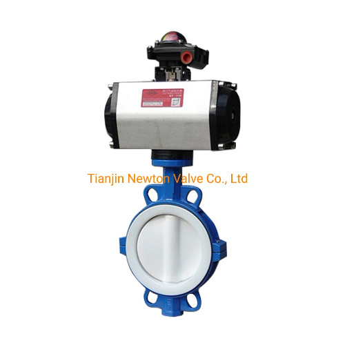 Explosion Proof Soft Seal Electric Actuator Wafer Butterfly Valve