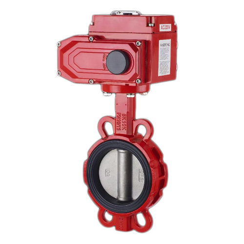 Worm Gear Actuator Wafer Type Butterfly Valve