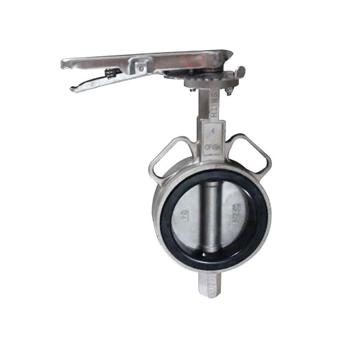 Stainless Steel Rubber Seat Wafer Butterfly Valve