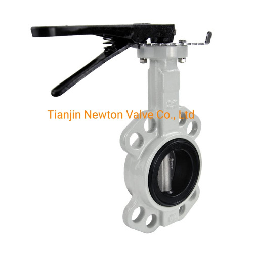 Short Neck Ductile Iron Water Type Wafer Butterfly Valve