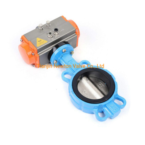 Ductile Iron EPDM Seat Handle Wafer Type Butterfly Valve
