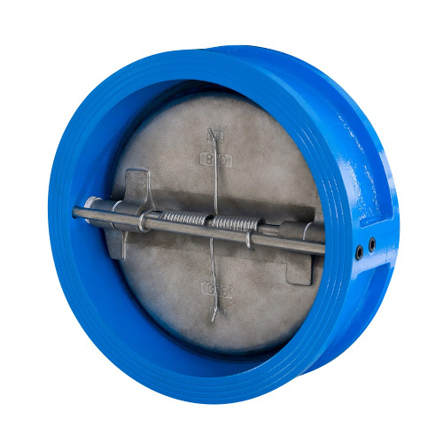 NBR Coated Stop Non-Return Spring Duo Dual Plate Check Valve