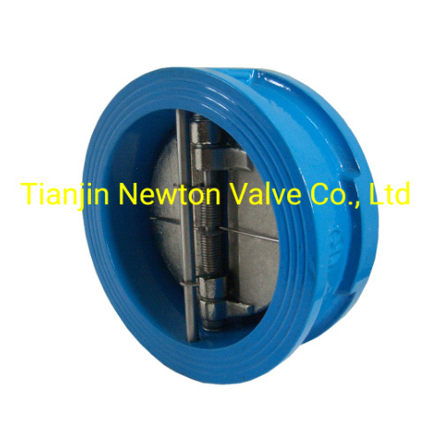 Pn16 Ductile Iron Stainless Steel Dual Plate One-Way Wafer Type Flap Check Valve