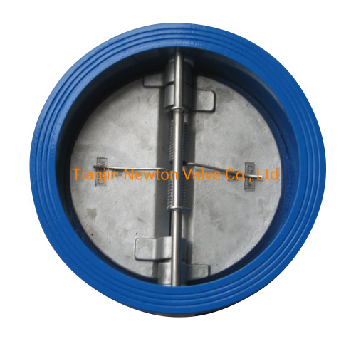 Rubber-Coated Double Disc Wafer Check Valve