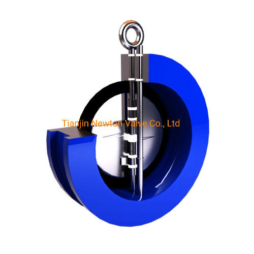 Stainless Steel Butterfly Wafer Type Double Disc Check Valve for Drainage