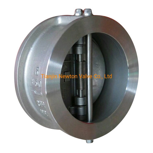 Air 800 mm Pn16 Spring Loaded Dual Plate Wafer Type Butterfly Check Valve