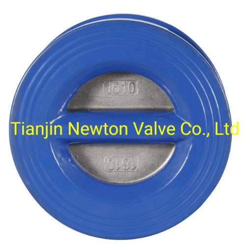 Ductile Iron Cast Iron Body Stainless Steel Disc Dual Plate Wafer Check Valve Power: Hydraulic