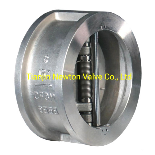 Wafer Type Ggg50 Ductile Iron Stainless Steel Dual Disc Spring Check Valve Non Return Valve