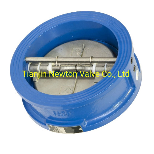 Ductile Cast Iron Dual Plates Wafer Type Check Valve