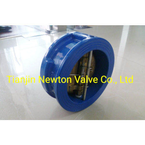 Ductile Cast Iron Dual Plates Wafer Type Check Valve Application: Industrial