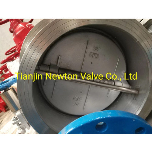 Cf8 Stainless Steel Wafer End Dual Plate Check Valve Application: Industrial