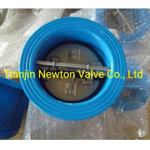 DN200 Stainless Steel Disc Dual Plate Flap Sewage Wafer Check Valve