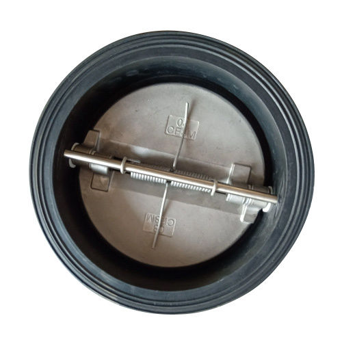 CF8 Ss Disc Dual Plate Wafer Butterfly Check Valves with Fluoro Rubber Seal