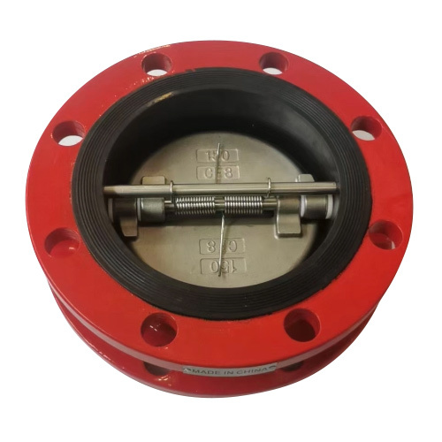 Double Door Duo Disc Check Valve with Rubber Sealing and Double Flange Connection