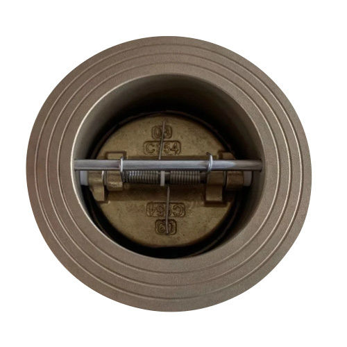 Aluminum Bronze Brass Double Door Duo Disc Marine Using Check Valve