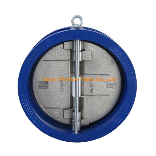 ISO5752 Double Door Wafer Type Butterfly Rubber Seal Check Valve for Drinking Water