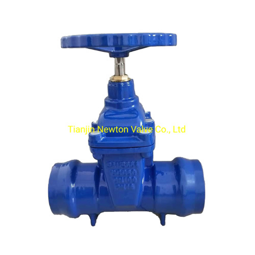Socket End Type Resilient Rubber Seat Seated Non-Rising Stem Gate Valve
