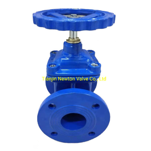 Resilient Rubber Seat Seated Double Flange Flanged Wedge Water Gate Valves