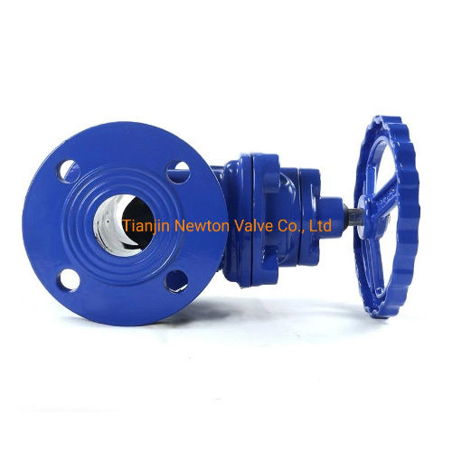 Resilient Sealing Flange End Non Rising Stem Gate Valve