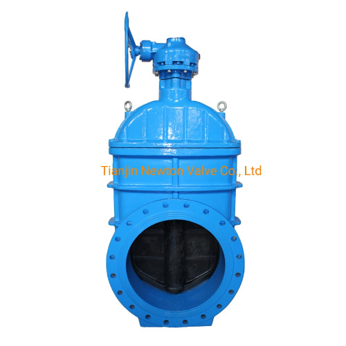 Non Rising Stem Flange Type Soft Sealing Resilient Seat Ductile Iron Cast Iron Gate Valve