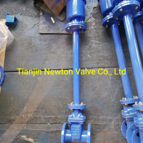 Resilient Soft Seated Sealing Double Flange Gate Valve
