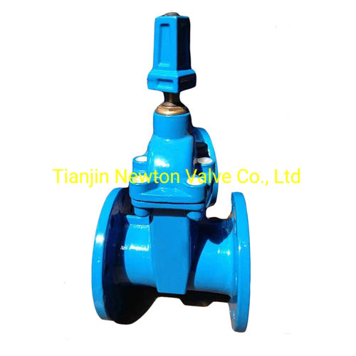 A395 Ci Di Rubber Seat Wedge Sluice Gate Valve - Material: Cast Iron