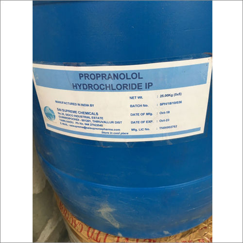 Propranolol Hydrochloride Ip Application: Industrial