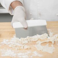 Stainless Steel Cake Smoother with Scale Cutting Knife (2609)