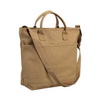 Ladies Canvas Fashion Tote Bag - Durable Canvas, Multiple Sizes Available, Rich Brown Color | Spacious Zippered Compartment, Customizable Design, Easy-to-carry Handles