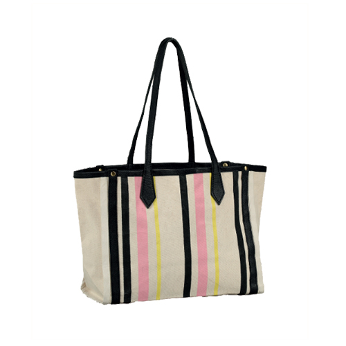 Ladies Cotton Canvas Loop Handle Tote Bag