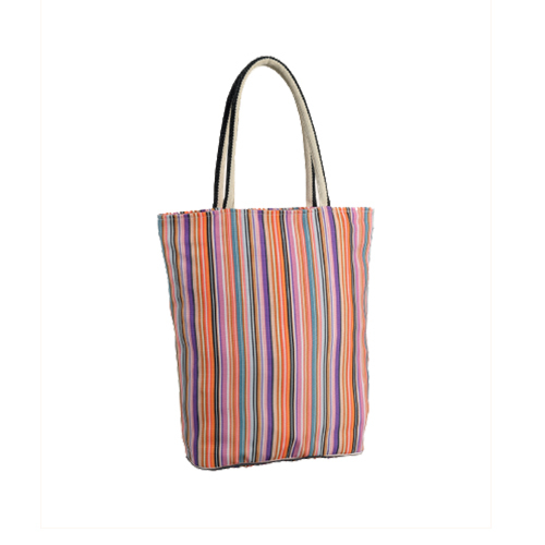 Striped Digital Printed Cotton Bag