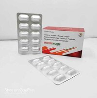 Lycopene (10%) 5000 Mcg  Vitamin E Acetate 25 Iu Copper Sulphate Pentahydrate 4 Mg  Chromium Picolinate 200 Mcg  Manganese 5mg  Ascorbic Acid 50mgg