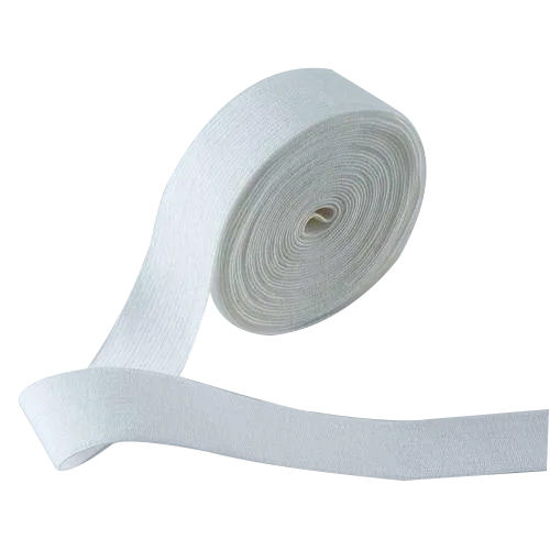 Polyester White Garment Elastic Tape