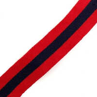 Polyester Knitted Tape - Cotton Material, 1 Inch Width, Available In Red & Black, Lengths Vary In Meters, Thickness Options In Millimeters