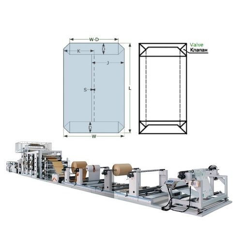 50Kg Cement Paper Bag Making Machine - Automatic Grade: Automatic