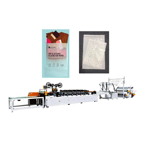 Three Sides Sealing Glassine Clothes Paper Bag Machine