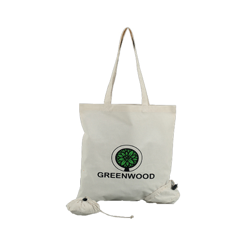 Cotton Canvas Shoulder Fold Ups Bag