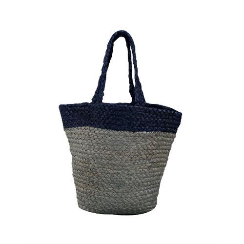 Blue Handweaved Jute Shoulder Bags