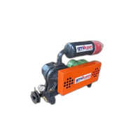 Twin Lobe Blower - Electric Lobe Air Blower, Low Pressure, 230v, 50mhz - Gray & Orange, 1 Year Warranty, Industrial Use