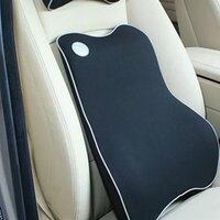 Memory Foam Back Cushion - High-density Foam, Ergonomic Design, Supports Lower Back Health